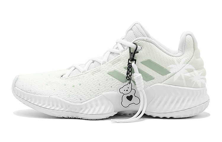 

Баскетбольные кроссовки Pro Bounce 2018 мужские с низким верхом белого цвета Adidas