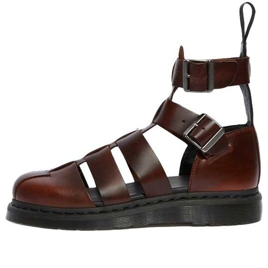

Сандалии geraldo leather brown sandals Dr. Martens, коричневый