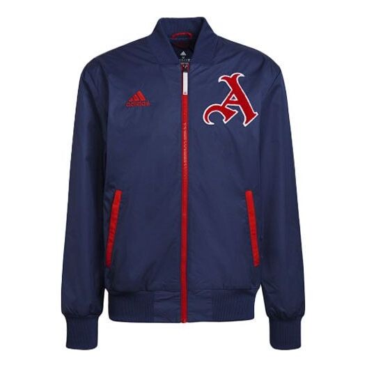 

Куртка adidas Afc Lny Bomber New Year's Edition Arsenal Soccer/Football logo Sports Jacket Navy Blue, синий