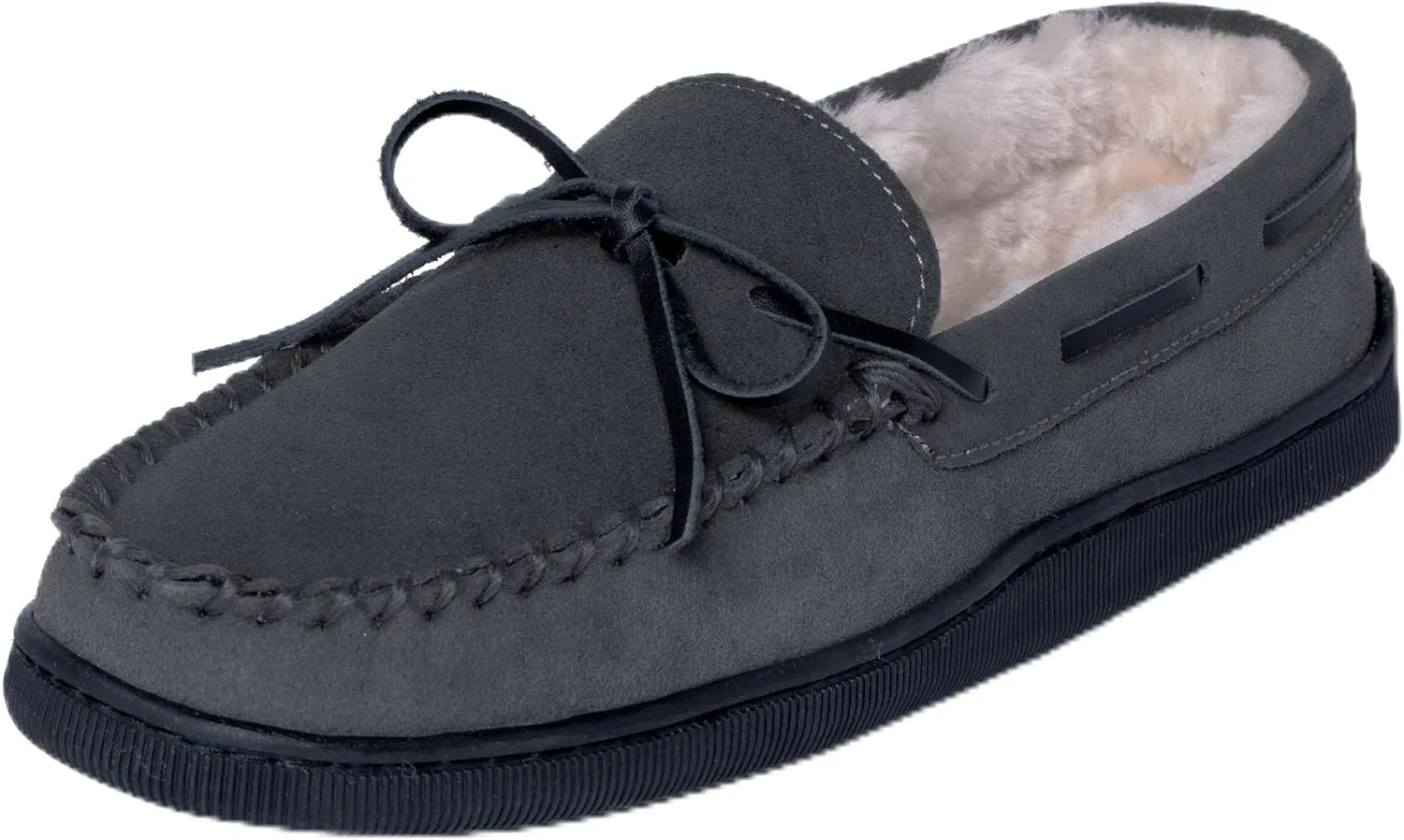Лоферы Minnetonka серые