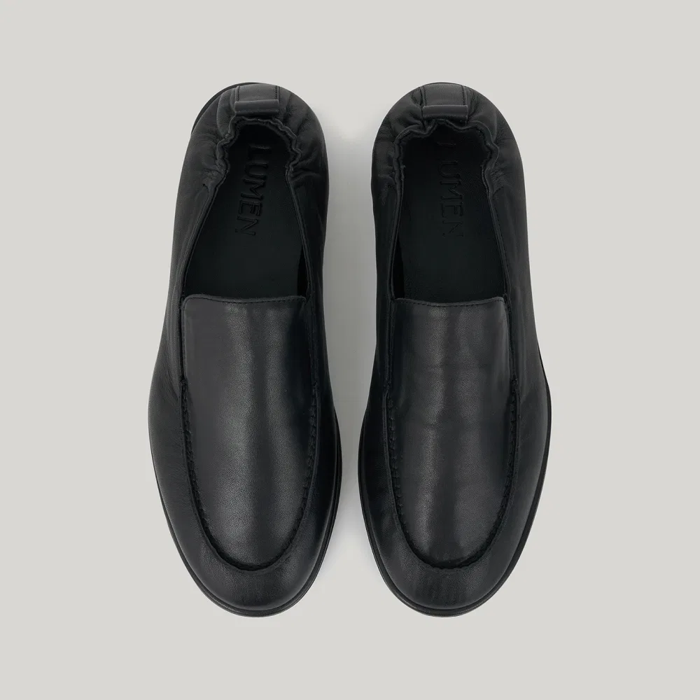 Мужские комфортные лоферы Soft Black от Atelier De Lumen — фото 3