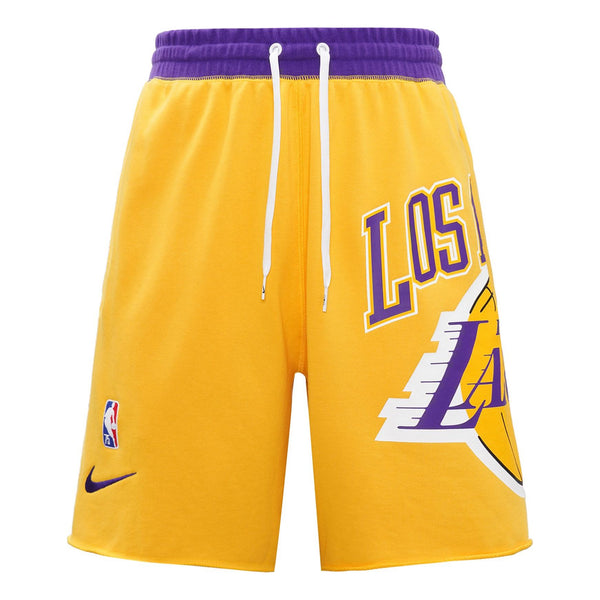 

Шорты los angeles lakers баскетбольные спортивные повседневные дышащие шорты Nike, желтый