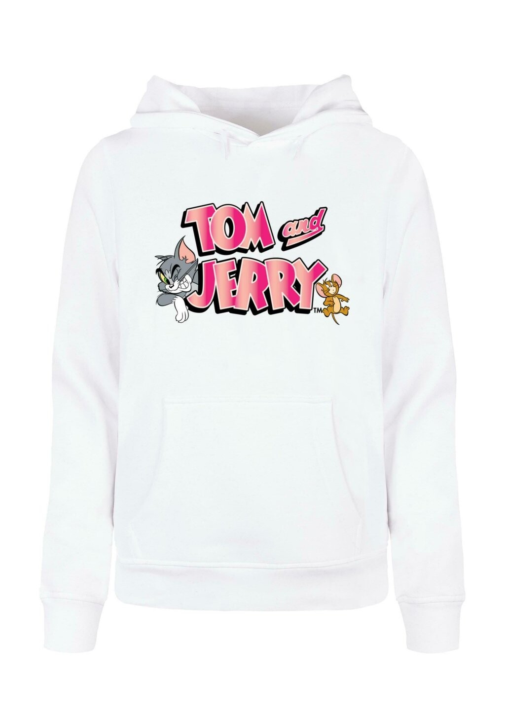 

Толстовка с капюшоном TOM AND JERRY- GRADIENT LOGO BASIC ABSOLUTE CULT, белый