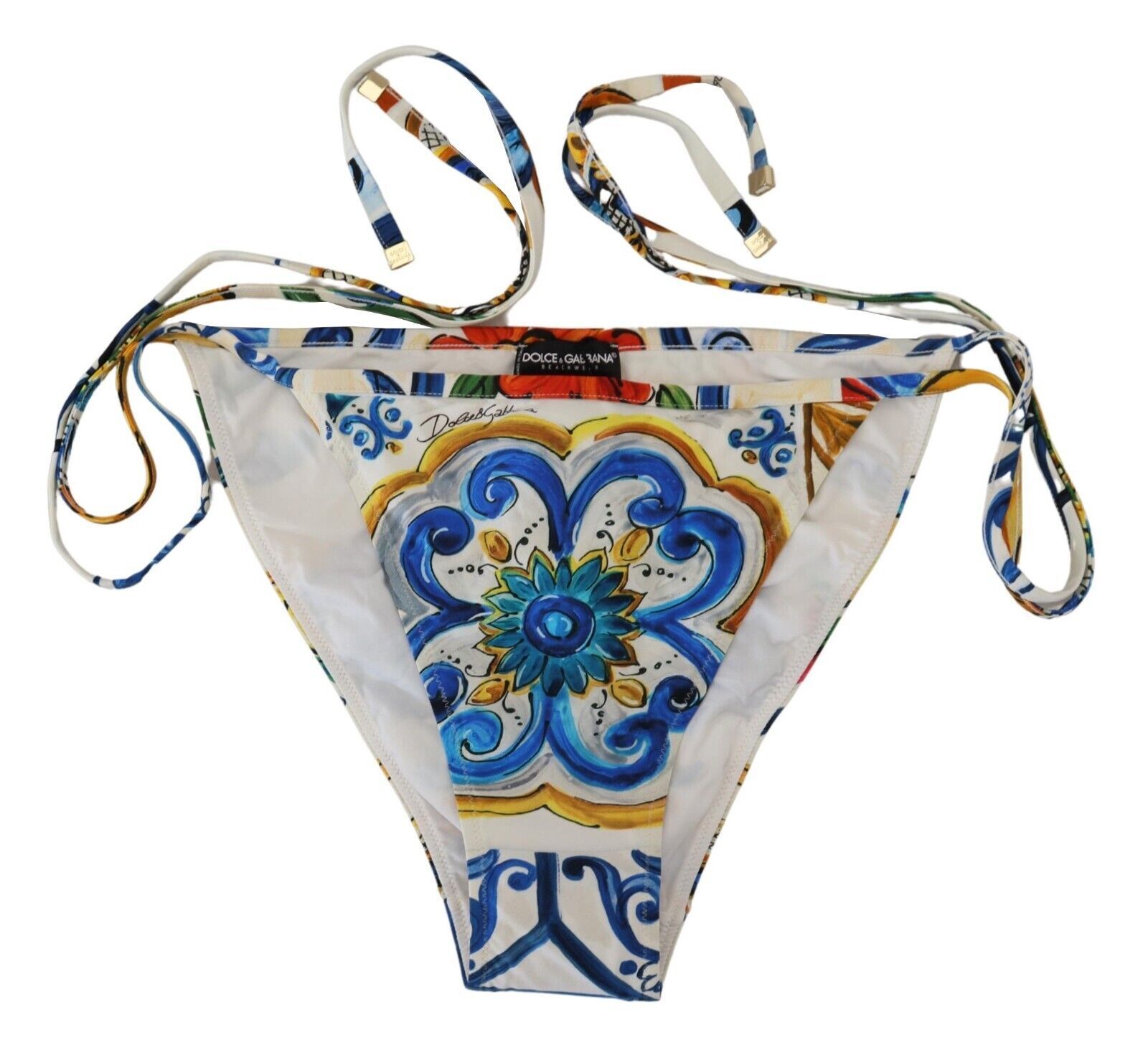 

Плавки бикини с цветочным принтом Dolce & Gabbana, мультиколор