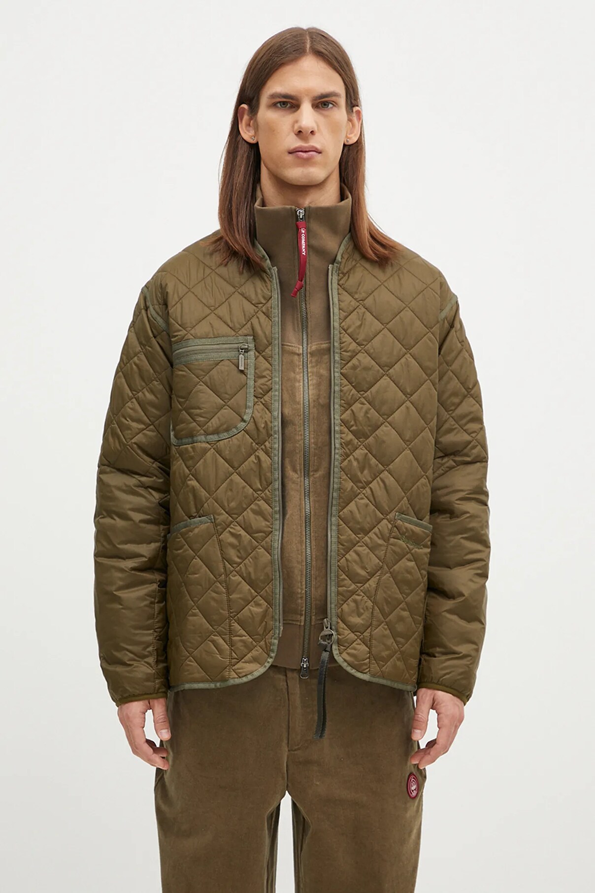 

Стеганая куртка Liddesdale Liner Barbour, зеленый