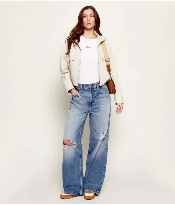 Футболка C_Elove_embro slim fit Boss Orange, белый — фото 2