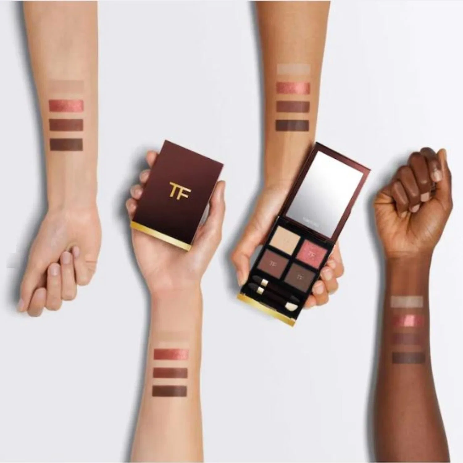 Тени для век Tom Ford Eye Shadow Palette 46 Ember Bronze, бронзовый — фото 2