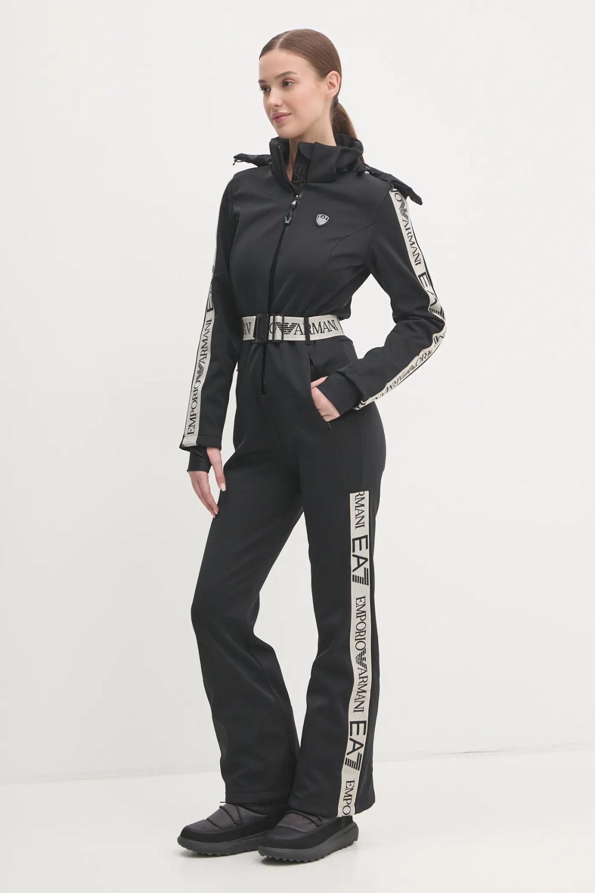 

Лыжный комбинезон Kitzbuhel Softshell EA7 Emporio Armani, черный