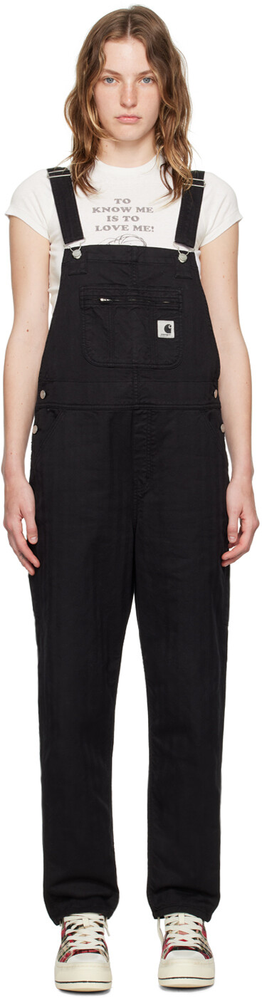 

Черный комбинезон Norris Bib Carhartt Work In Progress