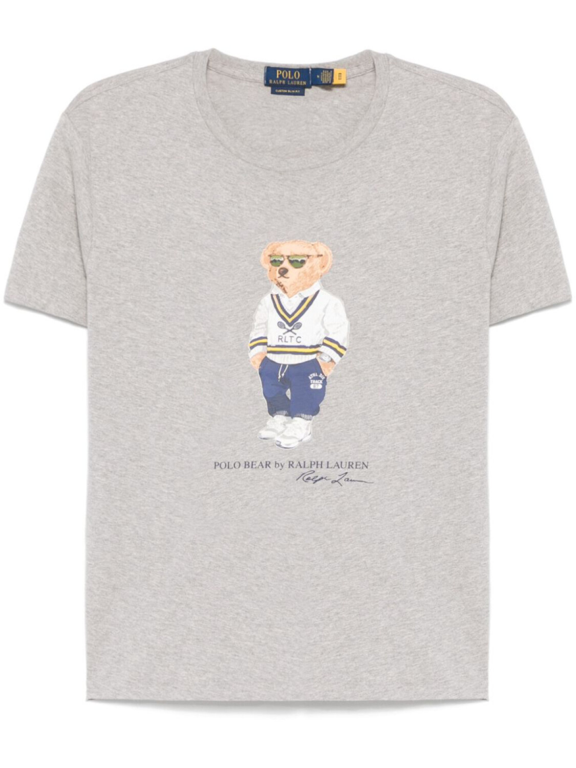 

Polo Ralph Lauren футболка с принтом Polo Bear, серый