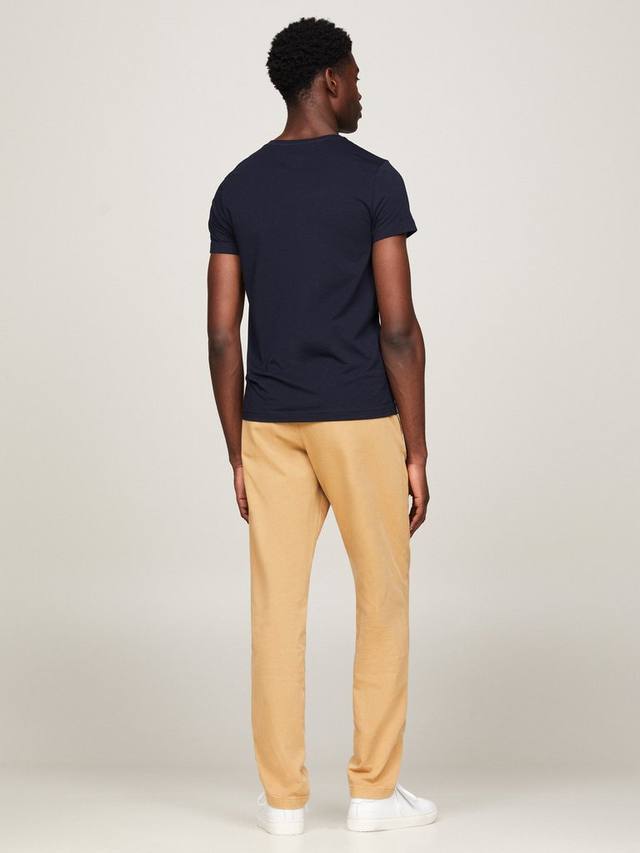 Футболка с круглым вырезом core stretch extra slim fit Tommy Hilfiger, цвет Desert Sky — фото 2