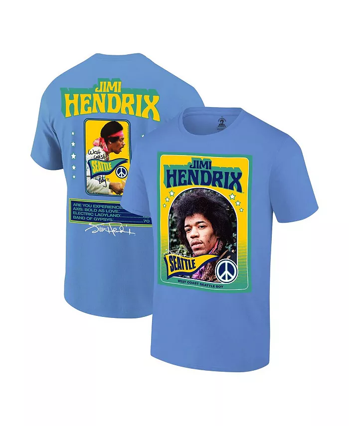

Мужская бейсбольная футболка Royal Jimi Hendrix Seattle Ripple Junction