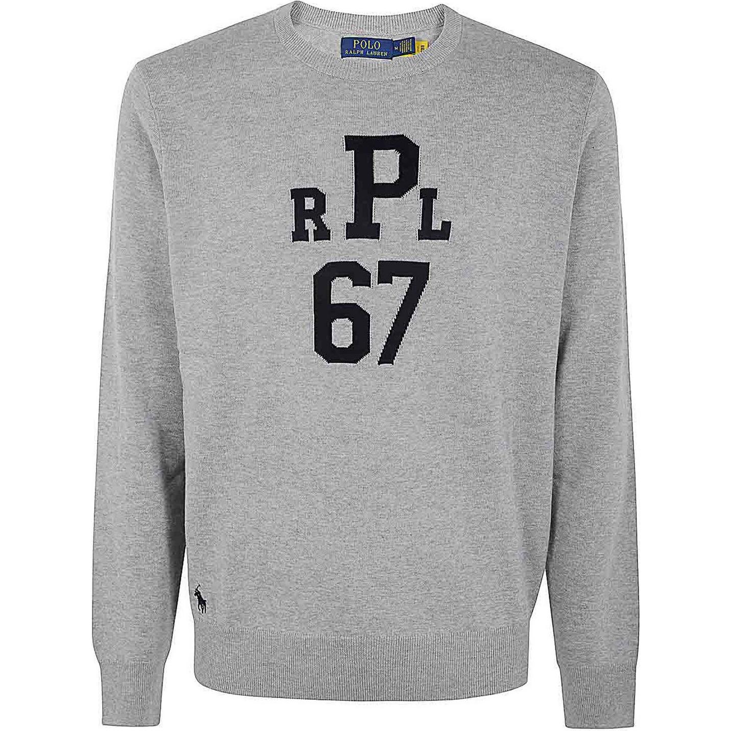 

Long-Sleeved Crewneck Jumper Polo Ralph Lauren, серый
