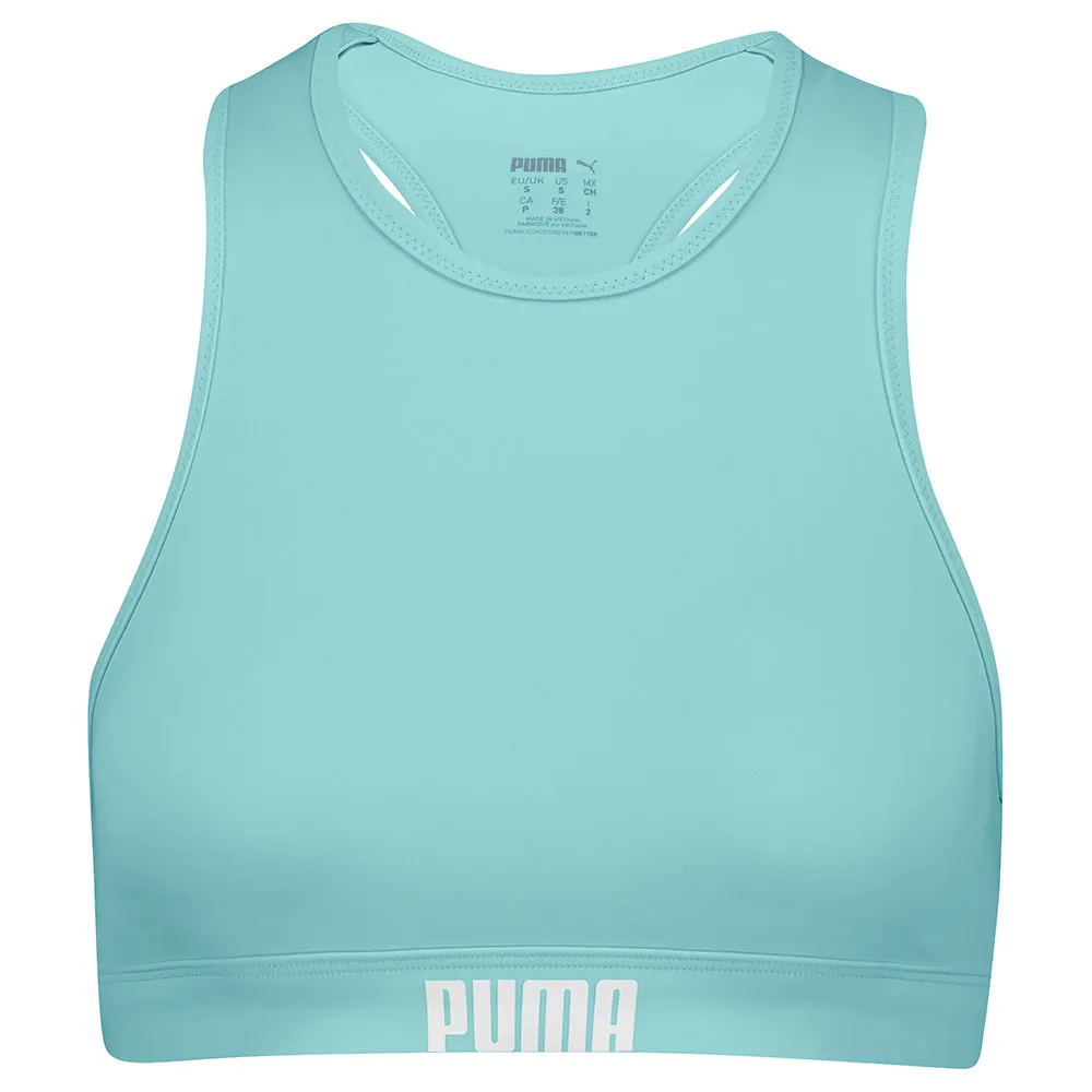 

Топ бикини Puma Racerback, зеленый
