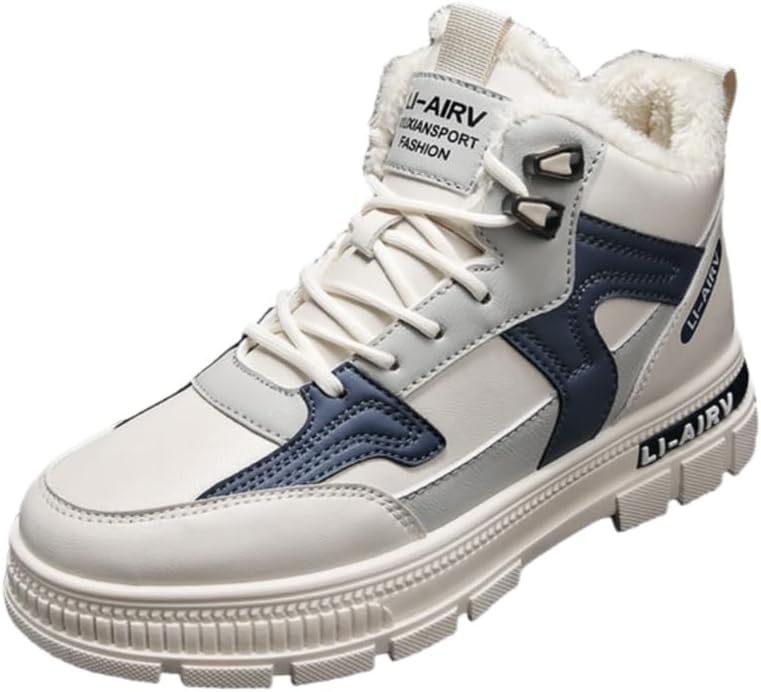 

Мужские повседневные спортивные кроссовки с толстой подкладкой и теплой подошвой. Удобные стельки. Противоскользящая подошва из ПВХ-резины. Молодежные и энергичные. Подходят для подростков Clolinde, бежевый