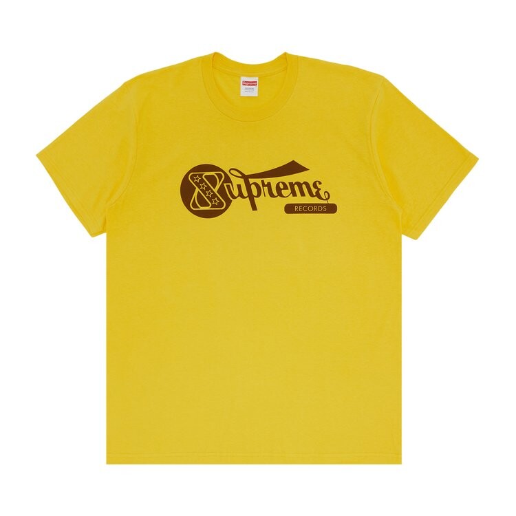 

Футболка Supreme Records Tee, желтый