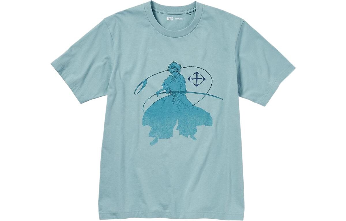 

UNIQLO Футболка унисекс, Зеленый