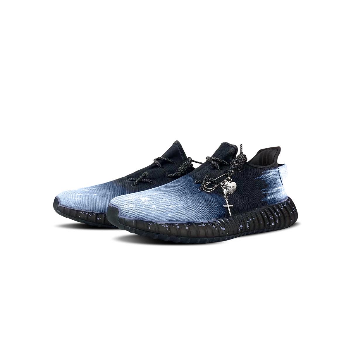 Yeezy Boost 350 V2 BNK Cerulean Whisper с амортизацией, износостойкие низкие повседневные кроссовки unisex Adidas Originals, Cerulean Whisper — фото 4