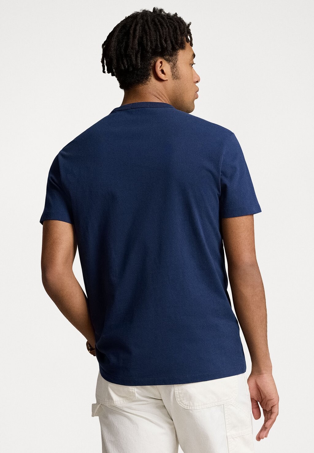 

Базовая футболка CLASSIC FIT JERSEY CREWNECK T-SHIRT Polo Ralph Lauren, темно-синий