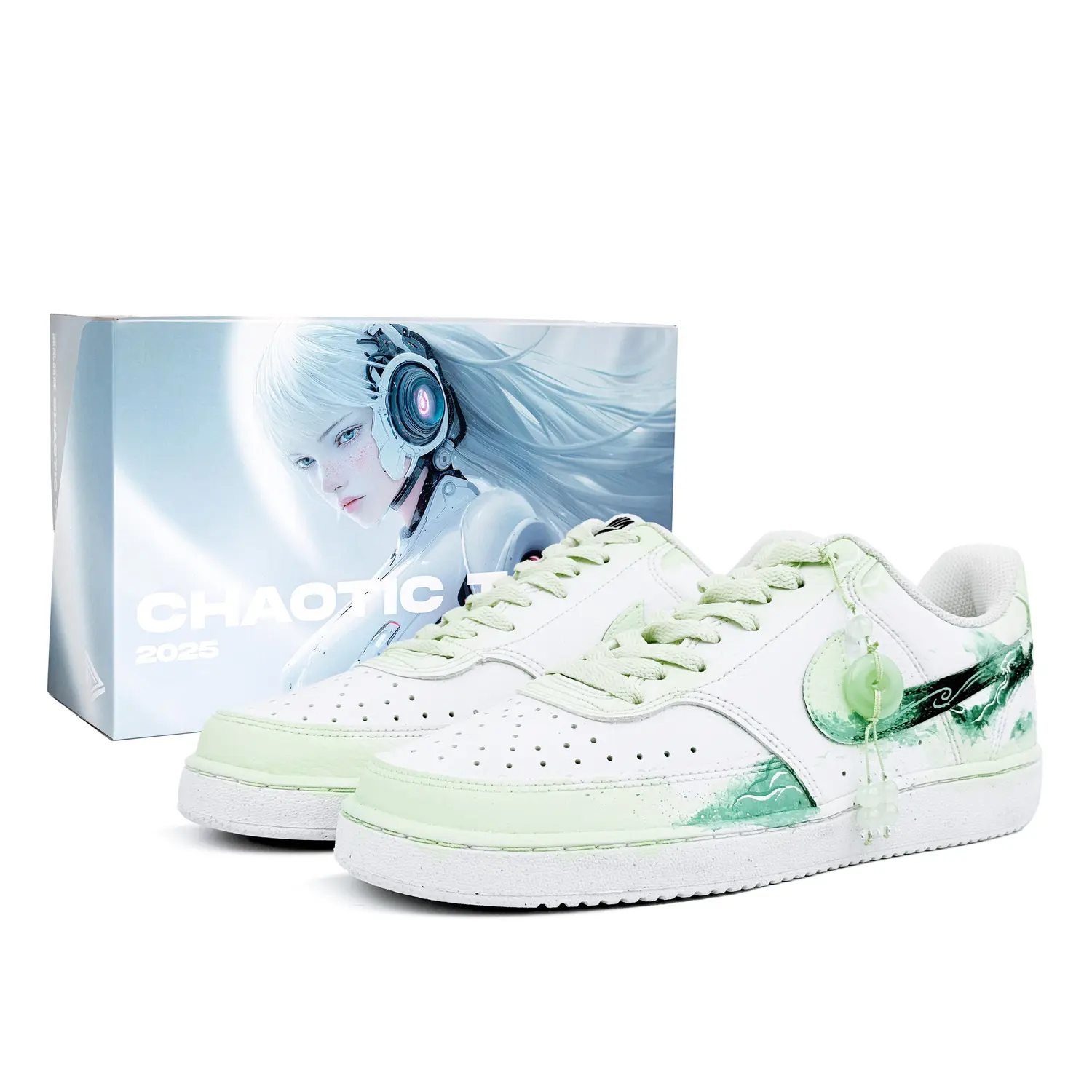 

Court Vision 1 амортизация износостойкие низкие кроссовки для скейтбординга мужские Nike, Cyan