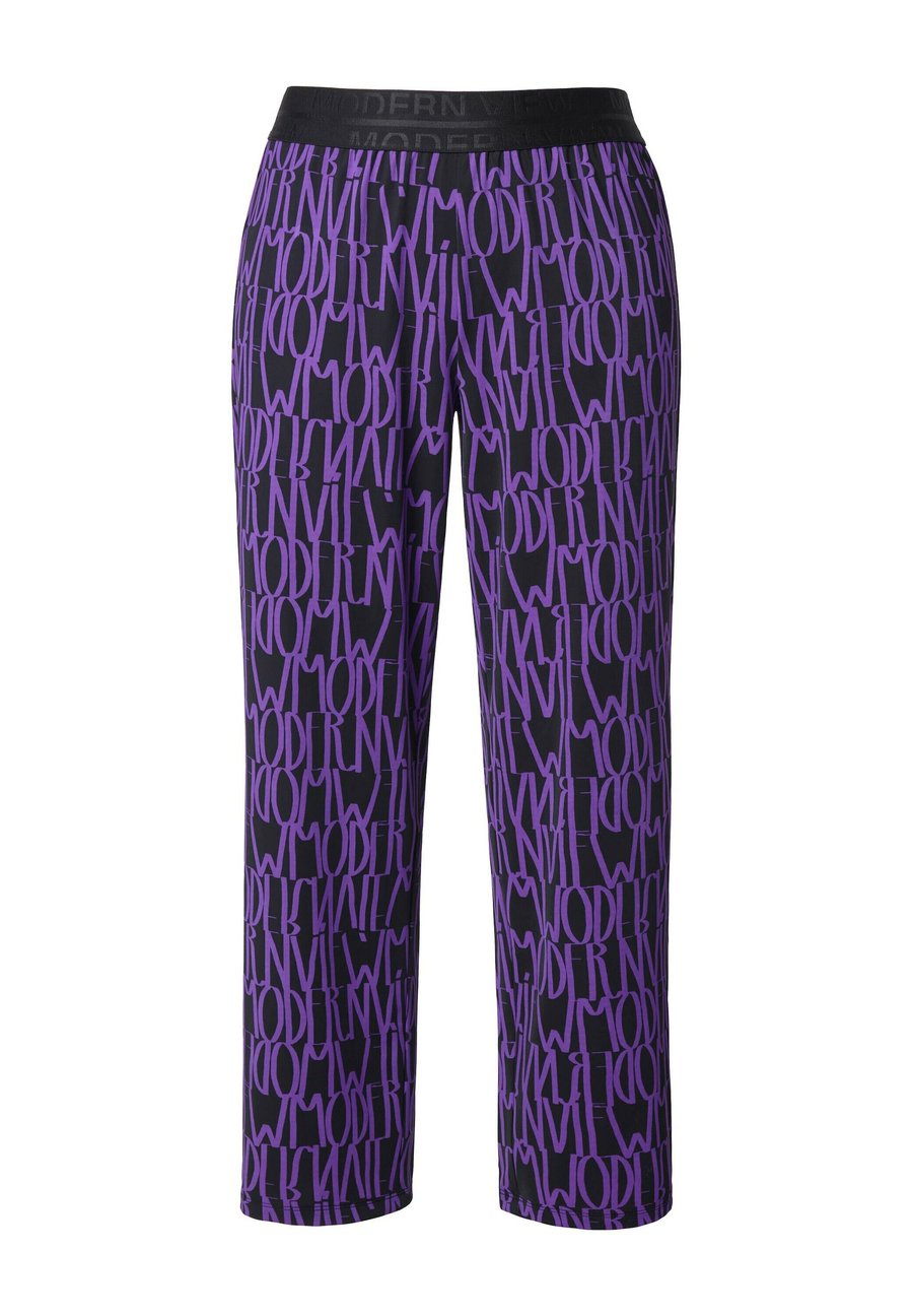 

Брюки Ulla Popken MODERN VIEW PRINT, Purple