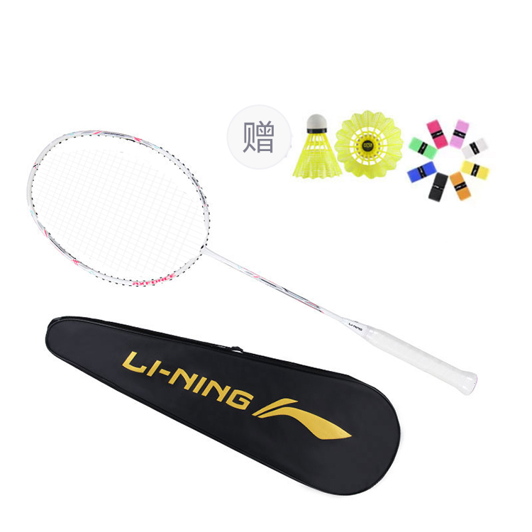 

Thunder Super Light Mini Cannon AYPT313 ракетка для бадминтона из карбона начального уровня 675 мм одиночная ракетка LINING