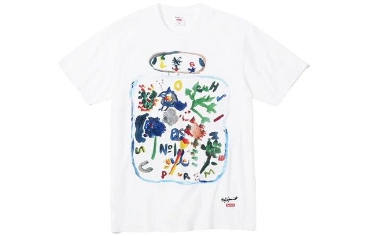 Футболка Yohji Yamamoto X унисекс Supreme, белый — фото 3