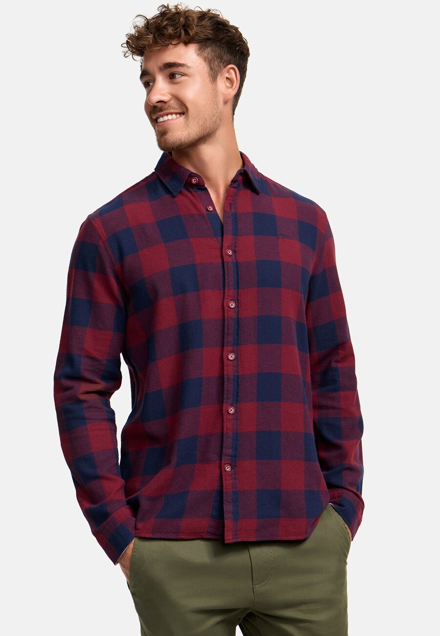 

Рубашка на пуговицах классического кроя INDICODE JEANS, Purple