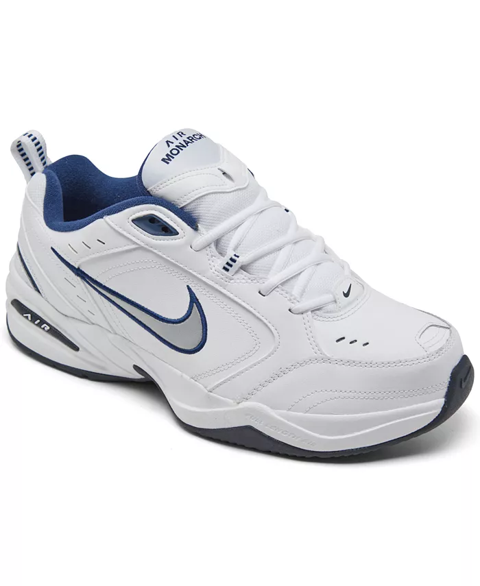 Мужские кроссовки для тренировок Air Monarch IV с широкой колодкой от Finish Line Nike, белый — фото 2