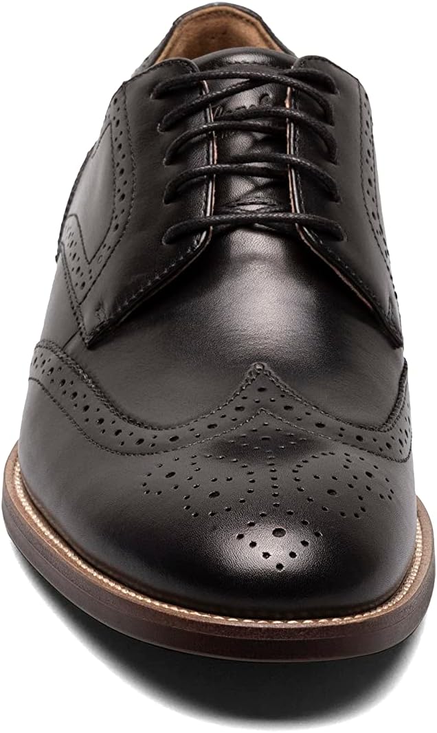 Мужские оксфорды Florsheim Rubano с крыльевыми носками, черный — фото 2