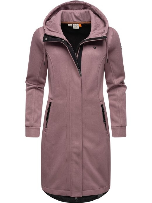 

Короткое пальто letti long bonded Ragwear, фиолетовый