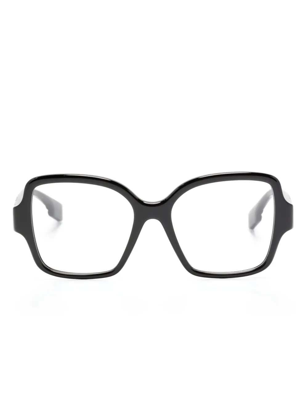 

Очки в массивной оправе Burberry Eyewear, черный