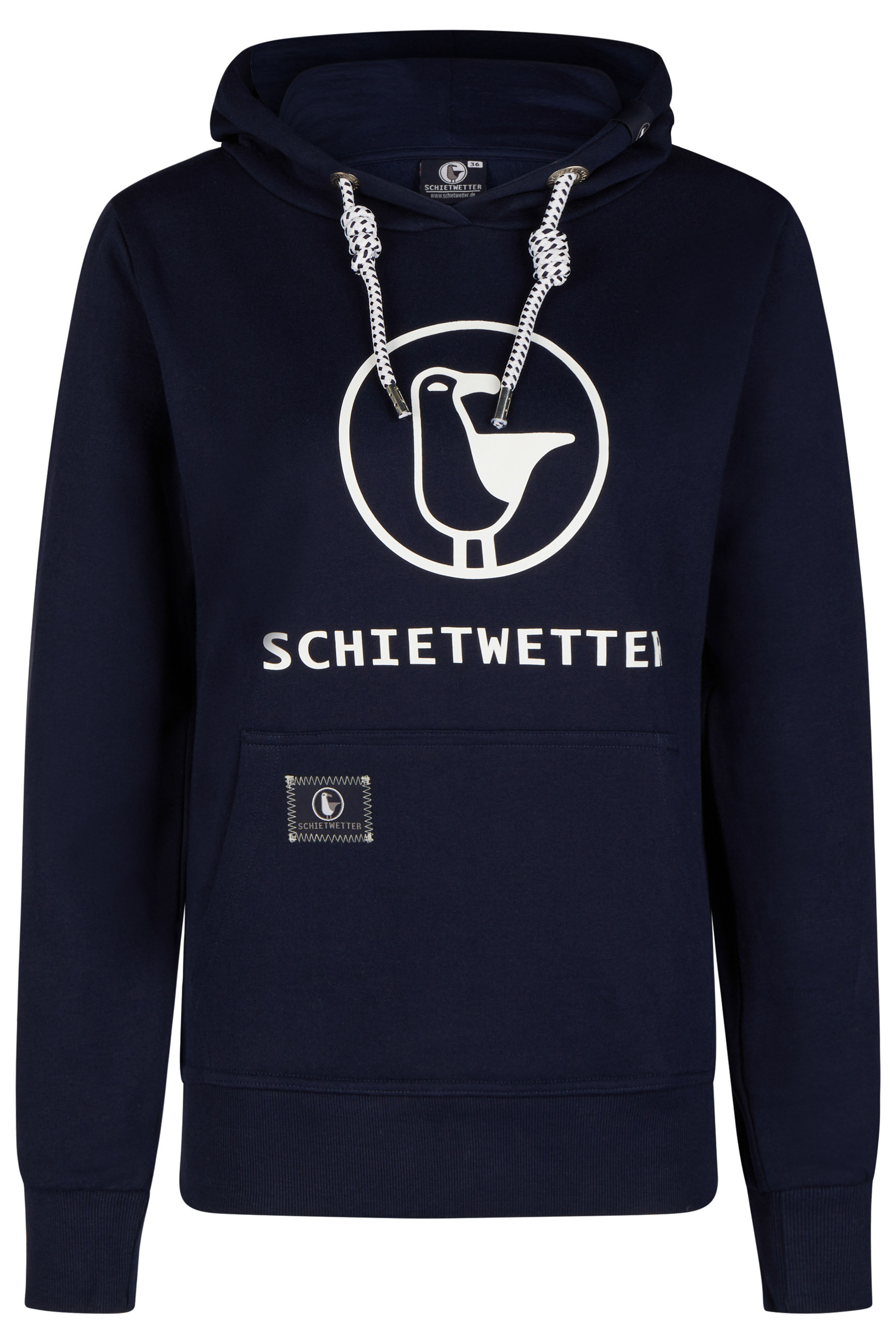 

Толстовка SCHIETWETTER Hoodie Gerti, цвет navy/white