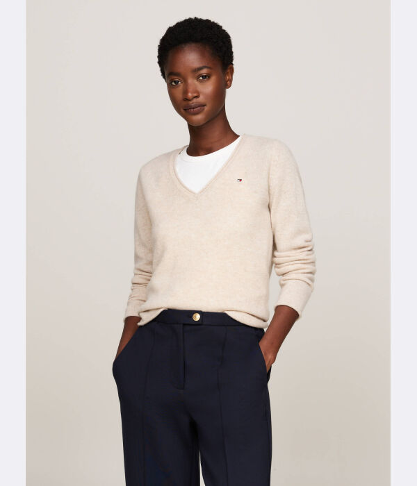 

Свитер шерстяной Tommy Hilfiger Regular Fit, экрю