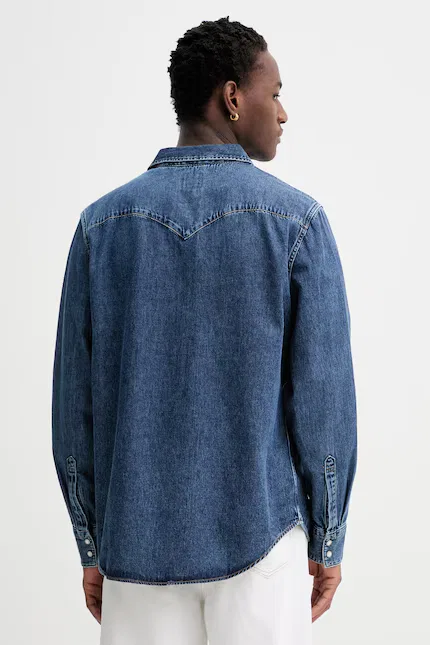 Рубашка джинсовая Barstow Western Standard Levi's, синий — фото 3