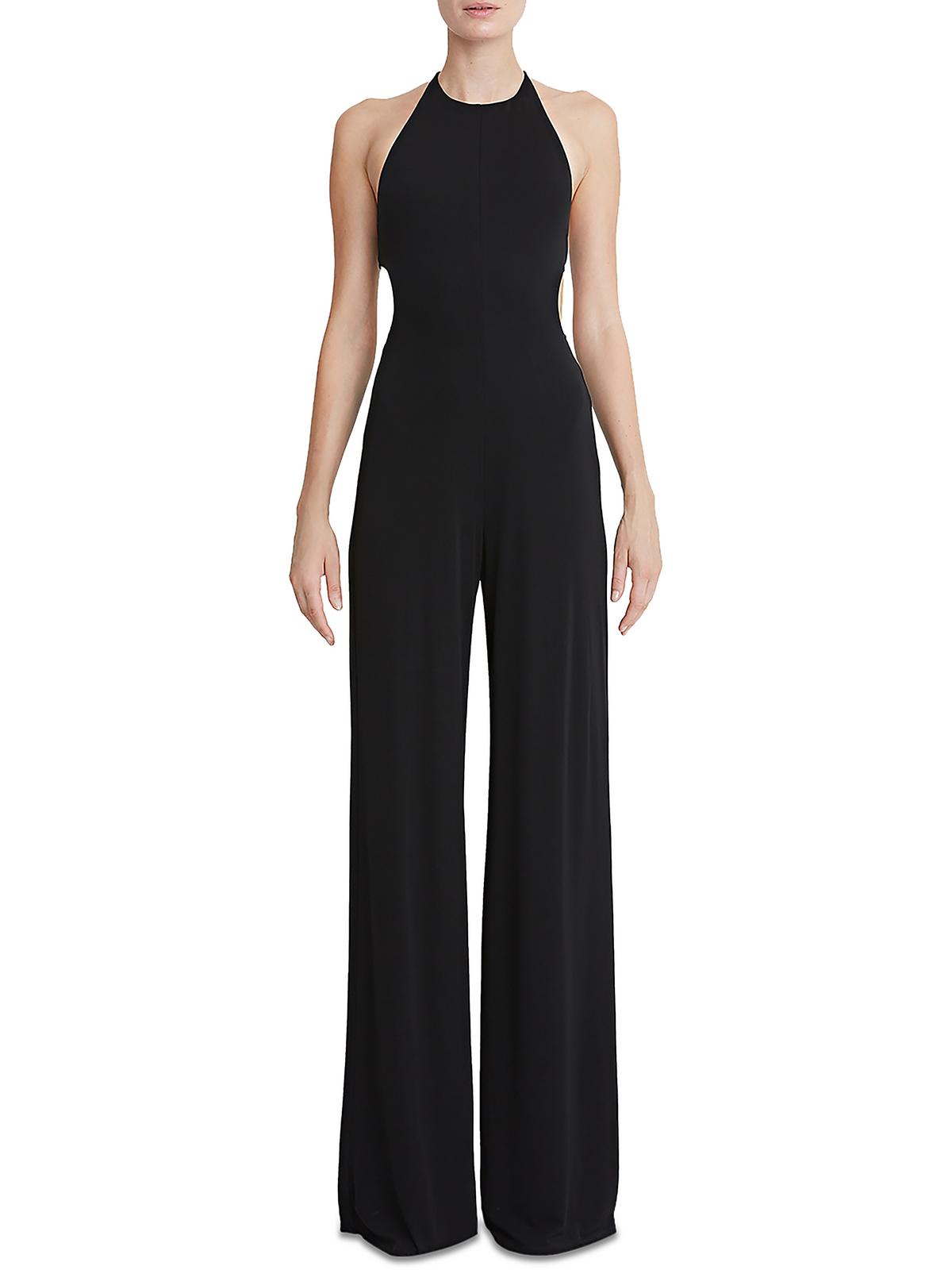 

Женский трикотажный комбинезон Alexis с вырезом Halston, черный
