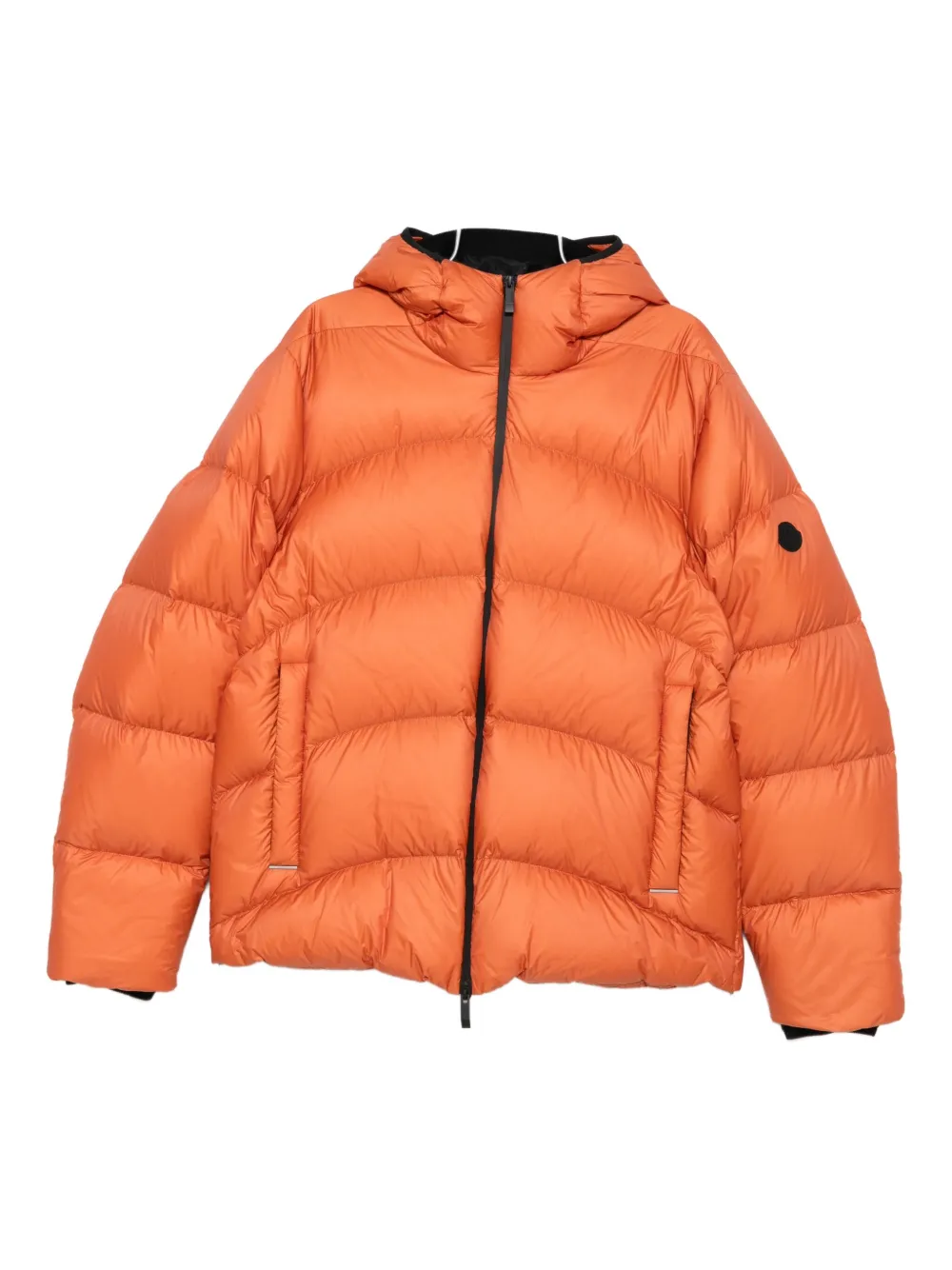 

Стеганая куртка с капюшоном MONCLER, оранжевый