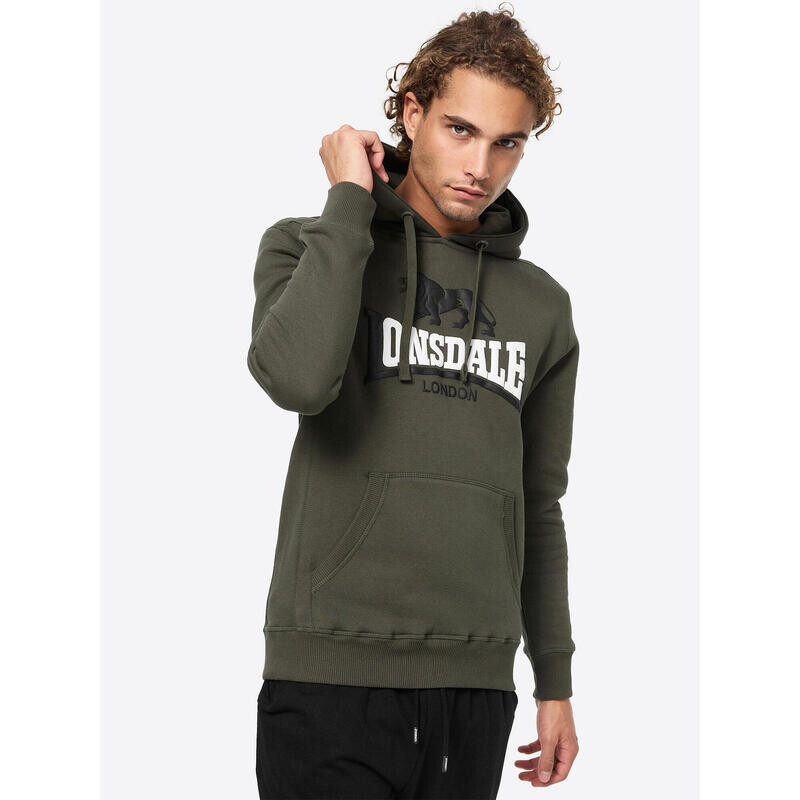 

Толстовка Lonsdale, цвет olivgrün/schwarz