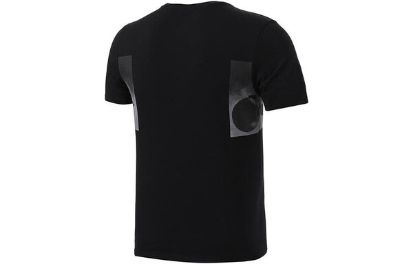 Футболка Men's Air Jordan Character Printing Round Neck Pullover Short Sleeve Black T-Shirt, мультиколор — фото 2