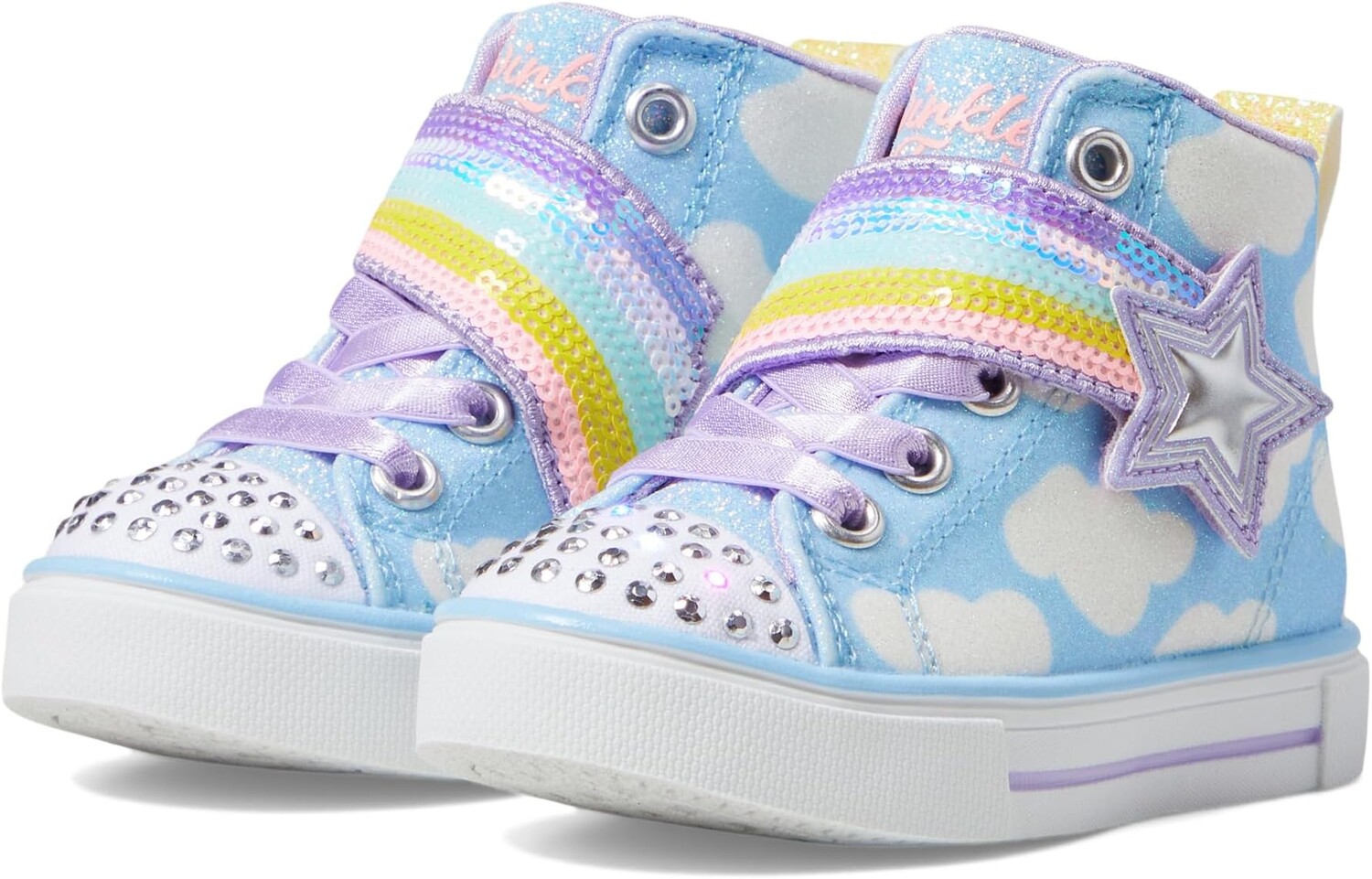 

Кроссовки SKECHERS KIDS Twinkle Sparks - Shooting Star 314775N, цвет Blue/Multi