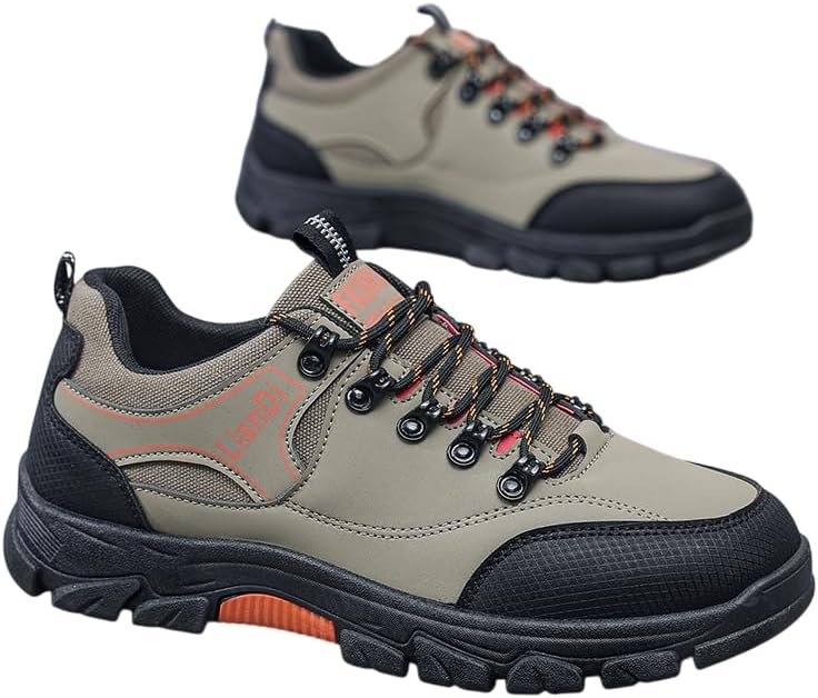 

Мужские водонепроницаемые походные кроссовки, удобные, легкие, противоскользящие для прогулок и работы на открытом воздухе Generic, зеленый