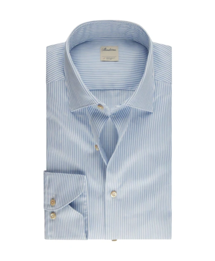 

Рубашка из саржи в синюю полоску Stenstrã¶Ms, синий