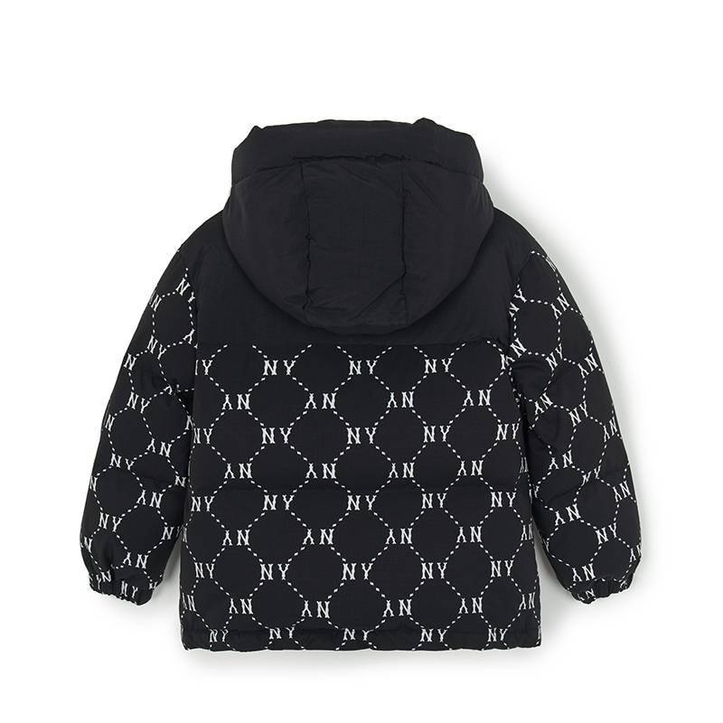 Пуховик New York Yankees 25FW Standard MLB KIDS, светло-коричневый/черный — фото 2
