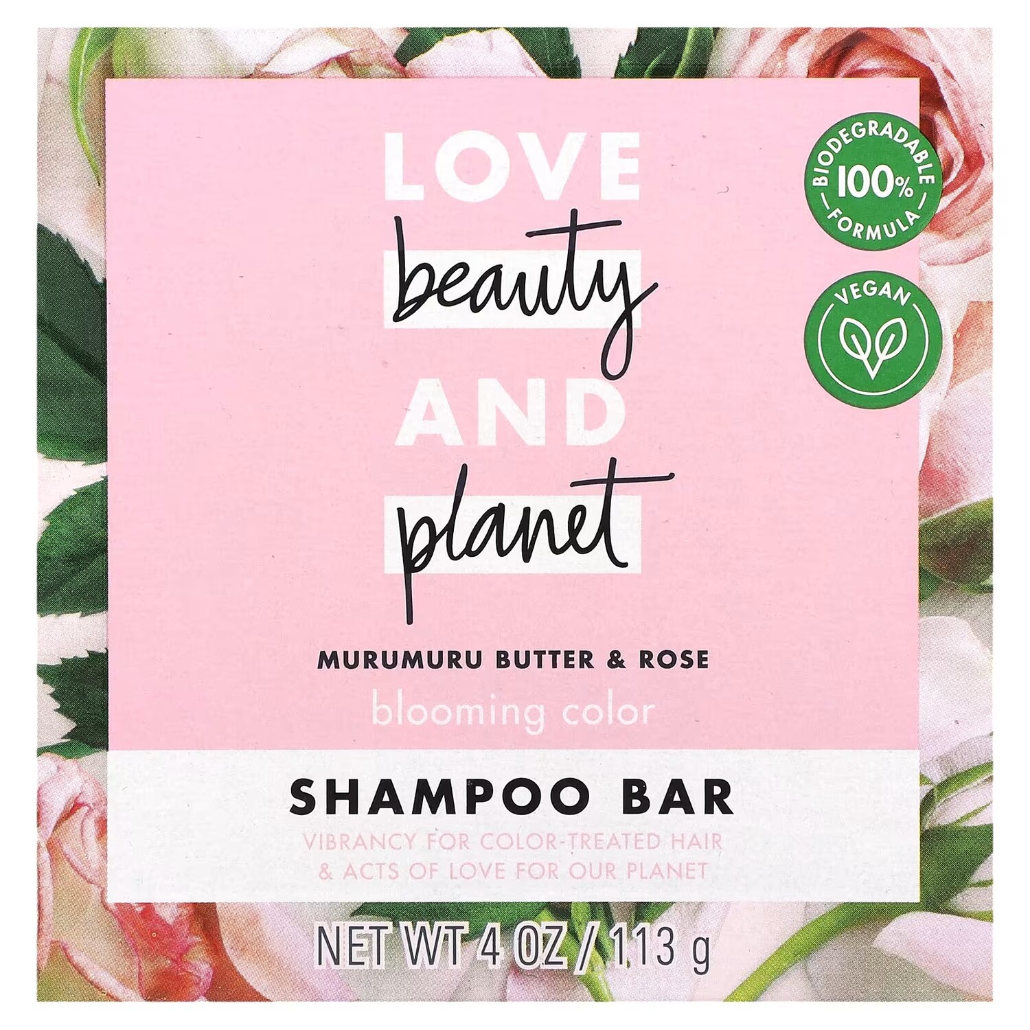 

Шампунь Love Beauty and Planet Blooming Color Murumuru Butter & Rose