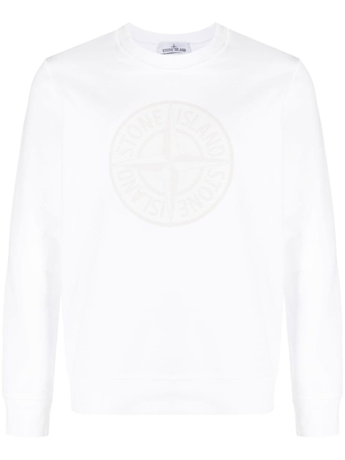 

Толстовка с вышитым логотипом Stone Island, белый
