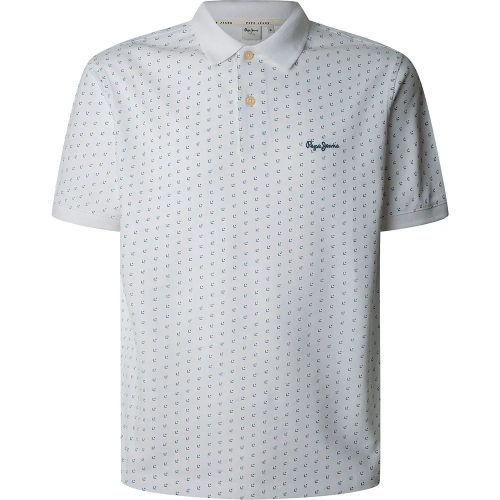

Поло с коротким рукавом Pepe Jeans Basil, белый