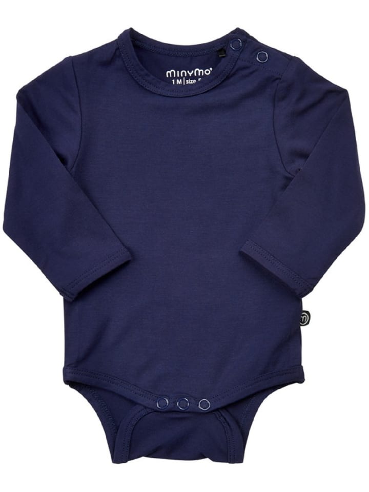 

Minymo Детский боди с длинными рукавами "Body LS" синего цвета