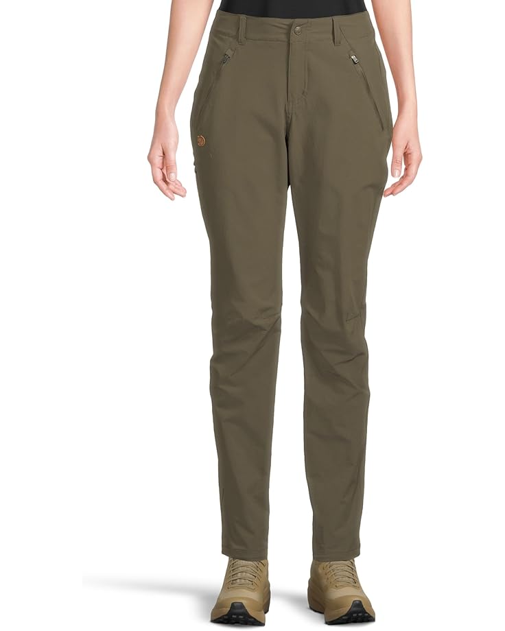 

Брюки Fjällräven Abisko Trail Stretch Trousers, цвет Deep Forest