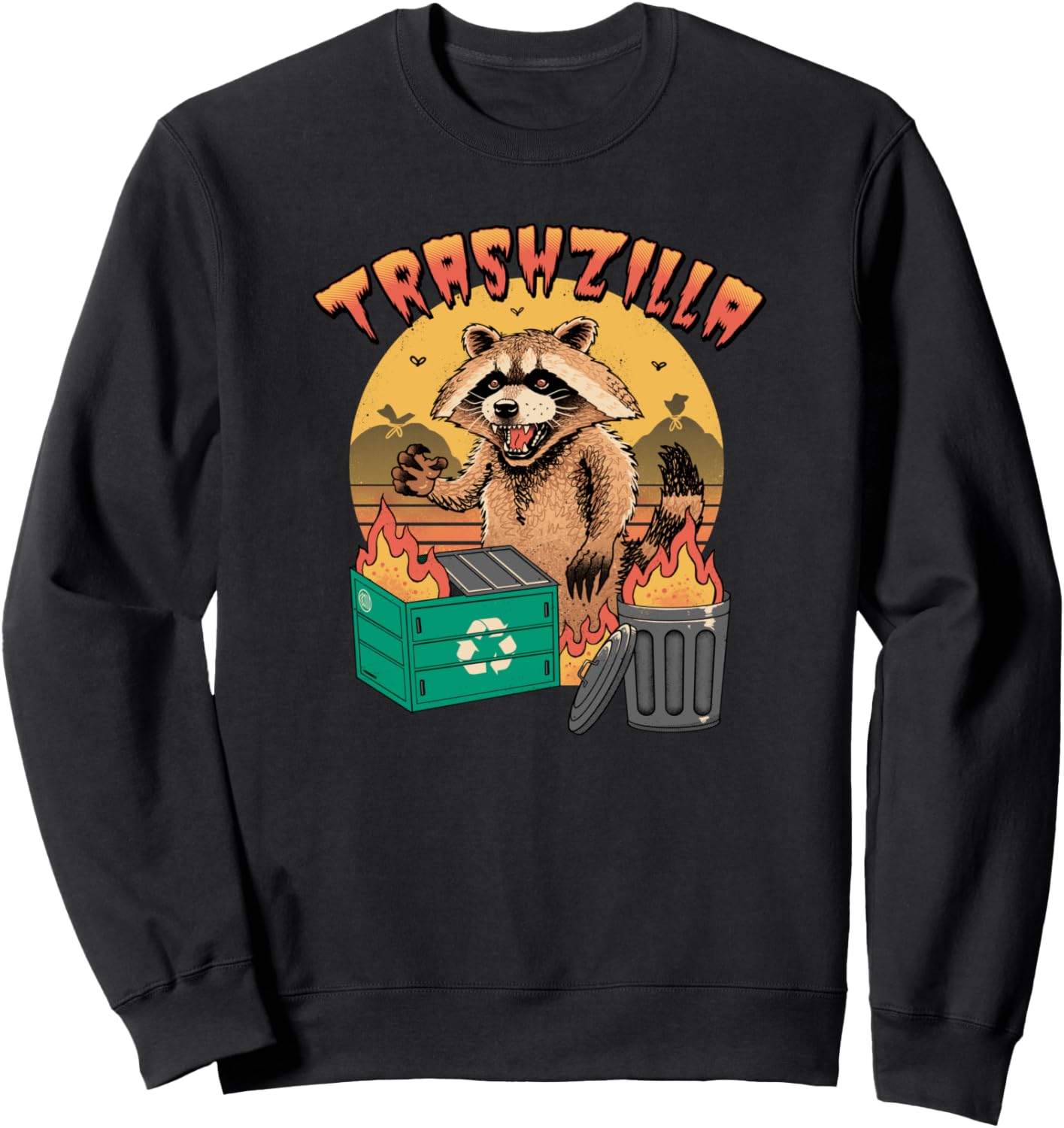 

Толстовка Trash Zilla, черная, размер S Vincent Trinidad Art, Черный, Толстовка Trash Zilla, черная, размер S Vincent Trinidad Art