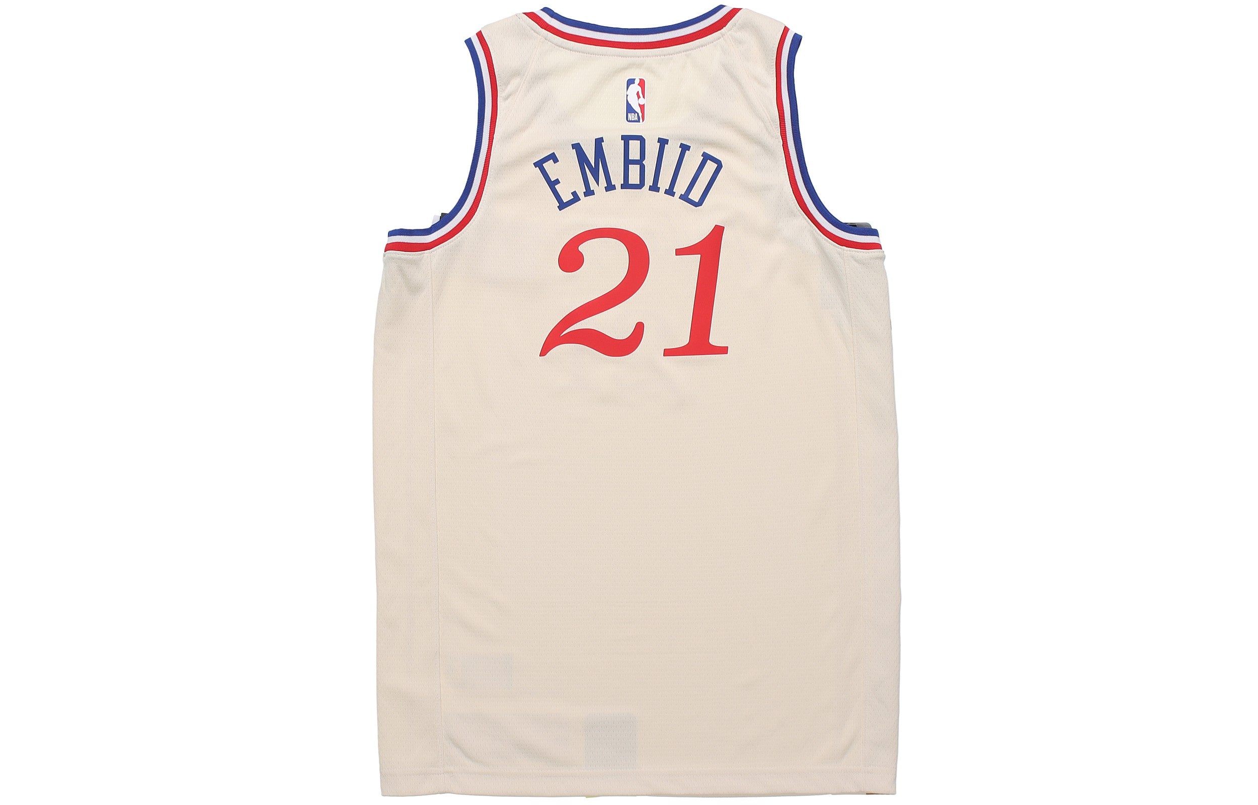 Баскетбольное джерси Nike NBA City limited SW Fan Edition 19-20 Season Philadelphia 76ers 21 Basketball Jersey/Vest Beige Creamy — фото 2